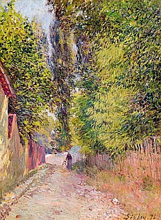 Alfred Sisley - Landschaft bei Louveciennes