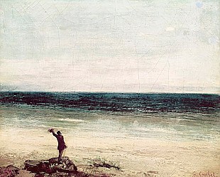 Gustave Courbet - Der Künstler an der Küste von Palavan