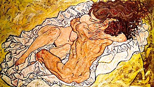 Egon Schiele - Die Umarmung