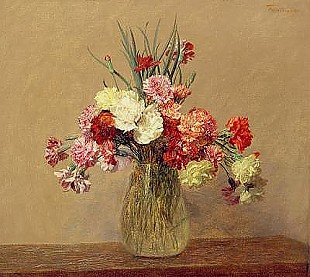 Thédore Fantin-Latour - Nelkenstrauß