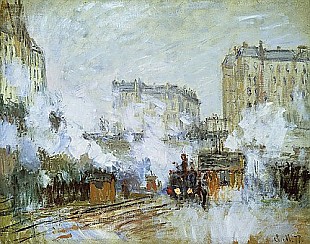Claude Monet - Bahnhof Gare Saint-Lazare