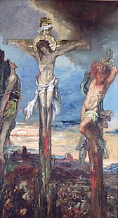 Gustave Moreau - Christus zwischen zwei Dieben