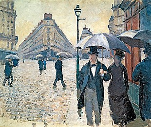 Gustav Caillebotte - Regentag in Paris, an der Kreuzung der Rue de Turin und Rue de Moskau