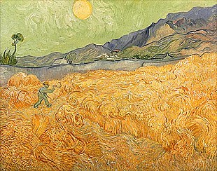 Vincent van Gogh - Weizenfeld beim Mähen