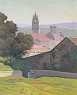 Felix Vallotton - Landschaft mit Kirche