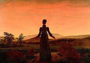 Caspar David Friedrich - Frau im Morgenlicht