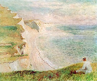 Pierre-Auguste Renoir - Steilküste bei Pourville