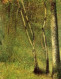 Georges-Pierre Seurat - Wald bei Pontaubert