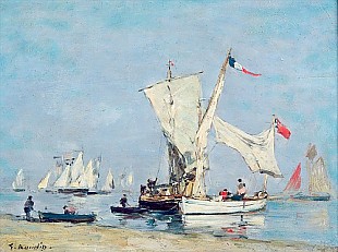 Eugéne Boudin - Segelboote