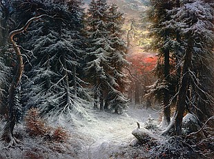 Carl Friedrich Wilhelm Trautschold - Winter im Schwarzwald