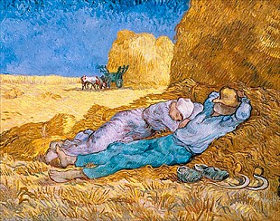 Vincent van Gogh - Mittag oder die Siesta 