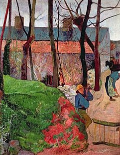 Paul Gauguin - Dorf bei Le Pouldu