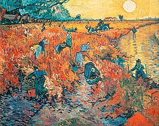 Vincent van Gogh - Rote Weinberge in Arles