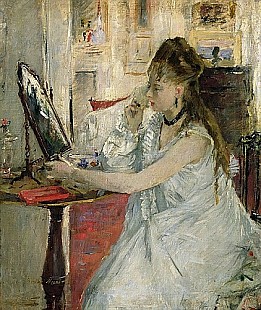 Berthe Morisot - Beim Schminken
