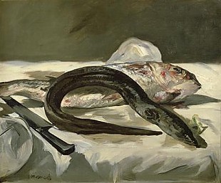 Edouard Manet - Aal und Red Mullet