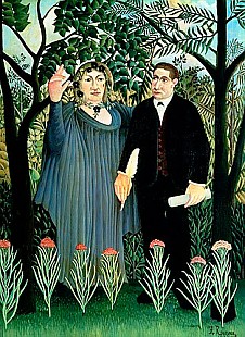 Henri Rousseau - Die Muse inspiriert den Poeten