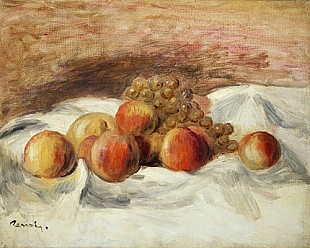 Pierre-Auguste Renoir - Stilleben mit Pfirsichen