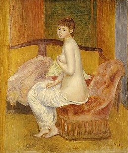Pierre-Auguste Renoir - Junger weiblicher Akt, sitzend