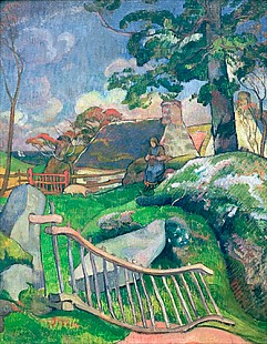 Paul Gauguin - Das Holztor