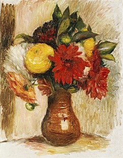 Pierre-Auguste Renoir - Blumen in einem Steinkrug