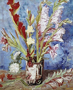 Vincent van Gogh - Vase mit Gladiolen