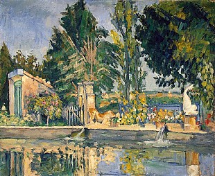 Paul Cézanne - Jas de Bouffan,der Teich