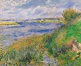Pierre-Auguste Renoir - Seine Ufer bei Champrosay