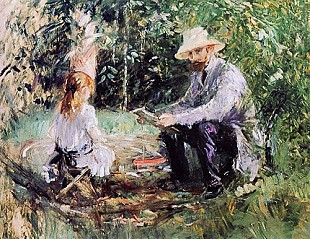 Berthe Morisot - Julie und Eugene Manet