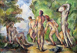 Paul Cézanne - Badende