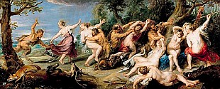 Peter Paul Rubens - Diana und ihre Nymphen von Faunen überrascht