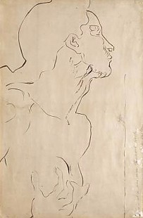 Ferdinand Hodler - Studie für "Feeling"