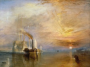 Joseph Mallord William Turner - Die Temeraire an ihrem letzten Ankerplatz