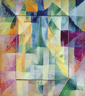 Robert Delaunay - Simulierts Fenster der Stadt