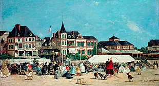 Eugéne Boudin - Casino in Trouville 