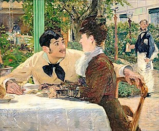 Edouard Manet - Der Garten von Pere Lathuille