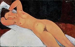 Amadeo Modigliani - Akt, 1917