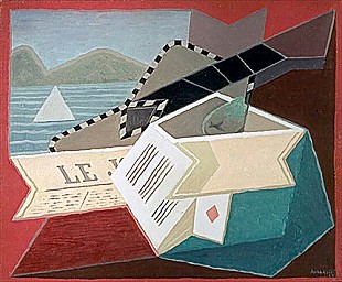 Juan Gris - Gitarre und See