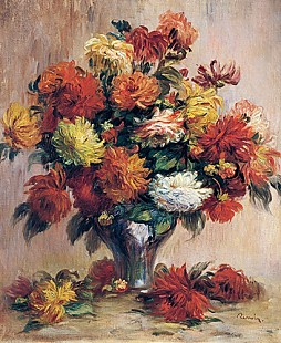 Pierre-Auguste Renoir - Dahlien
