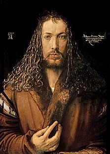 Albrecht Dürer - Selbstportrait im Alter von 28 Jahren