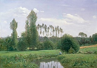 Claude Monet - Blick auf Rouelles