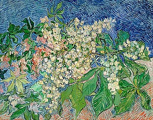 Vincent van Gogh - Blühende Kastanienzweige