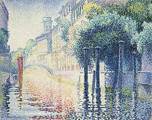 Henri-Edmond Cross - Rio San Trovaso, Venedig