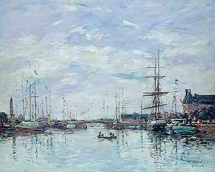 Eugéne Boudin - Dock von Deauville