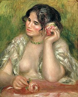 Pierre-Auguste Renoir - Gabrielle mit der Rose