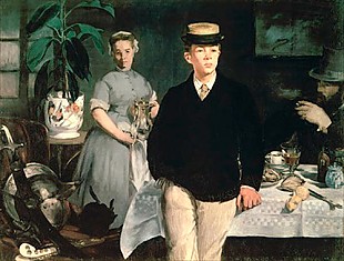 Edouard Manet - Mittagessen im Studio