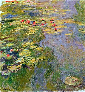 Claude Monet - Rote Seerosen