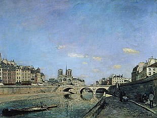 Johan Barthold Jongkind - Seine and Notre Dame in Paris