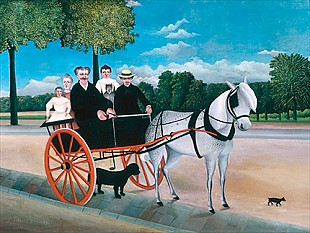 Henri Rousseau - Die Kutsche des Alten Juniers