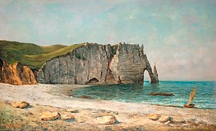 Gustave Courbet - Die Küste bei Etrtat