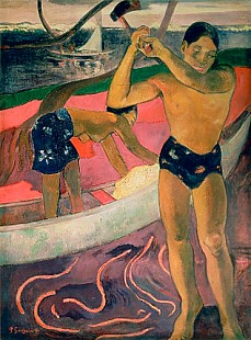 Paul Gauguin - Mann mit Axt
